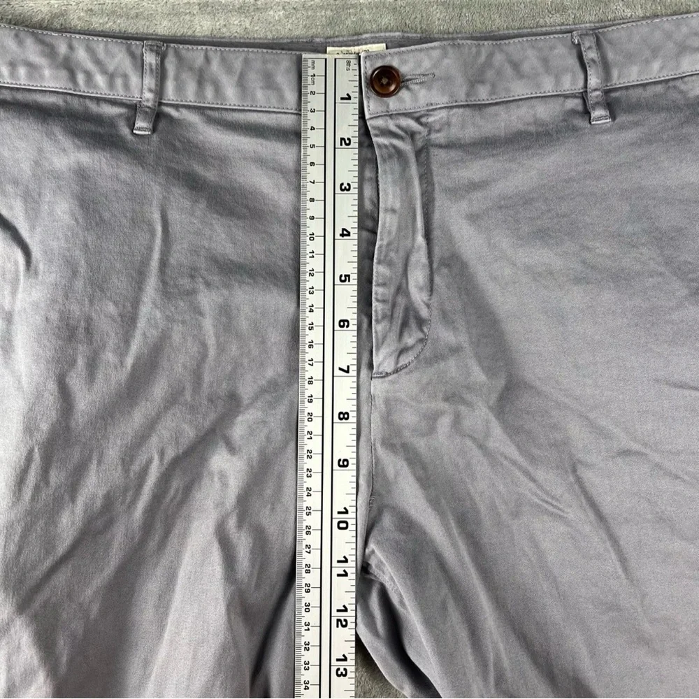 Faherty Shorts Mens 40 Gray Stretch Chino Performance 9